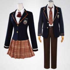 日常 時定高校 相生祐子 長野原みお セラー服 短袖 風 コスプレ